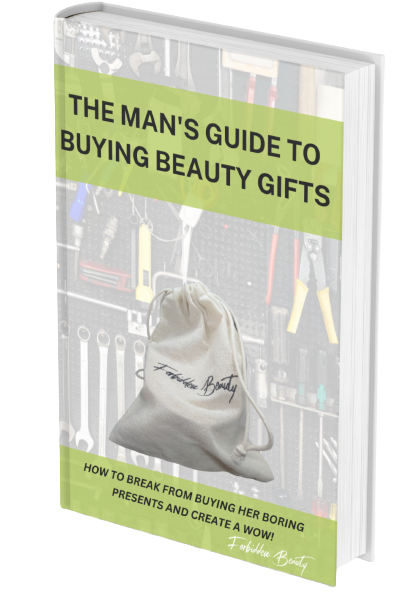 The Man's Guide To Buying Beauty Gifts book mockup image